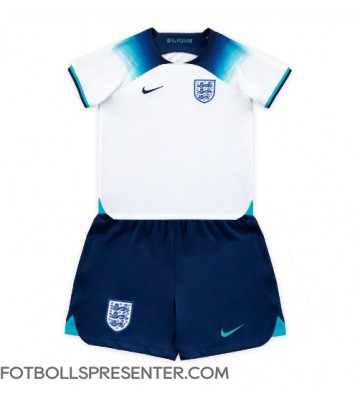 England Hemmatröja Barn VM 2022 Kortärmad (+ korta byxor)